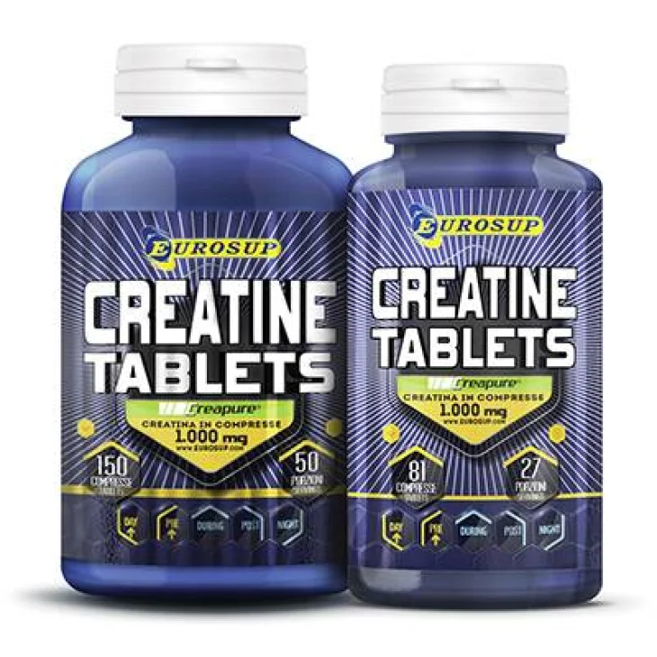 Eurosup Creatine Tablets Integratore di creatina per gli sportivi 150 compresse