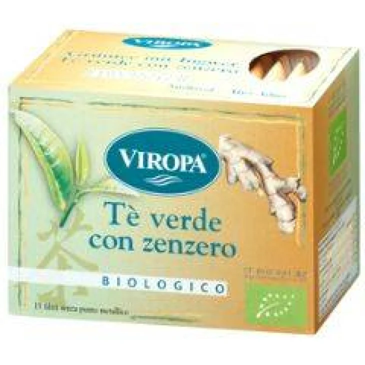 Viropa Tè Verde con Zenzero Bio 15 bustine