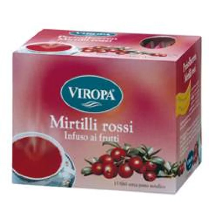 Viropa Mirtilli Rossi Infuso ai frutti 15 bustine