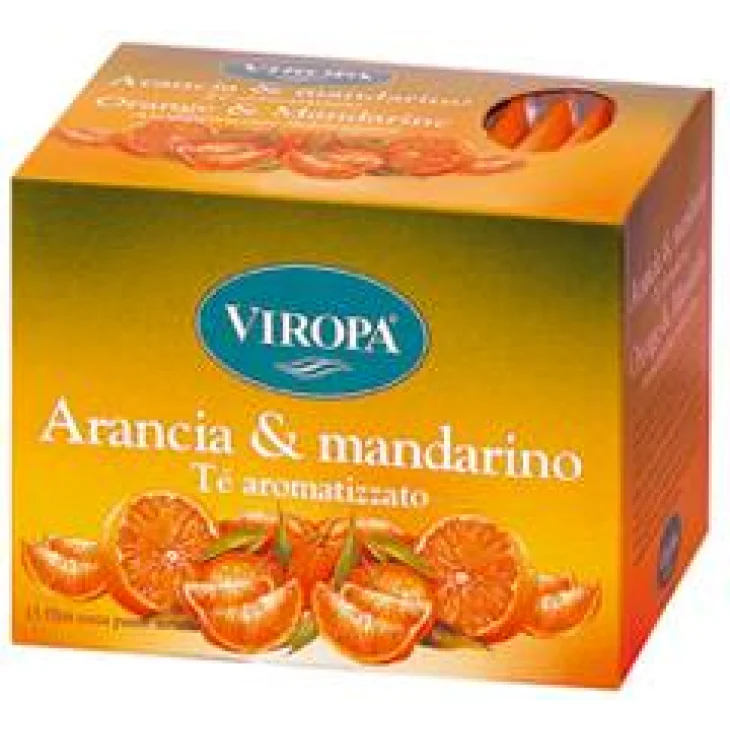 Viropa Arancia e Mandarino Thè Aromatizzato 15 bustine