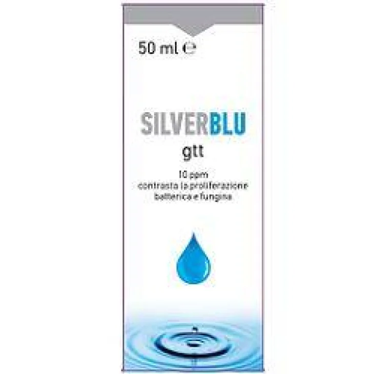 Biogroup Silver Blu Gocce Argento Microcolloidale Disinfettante
