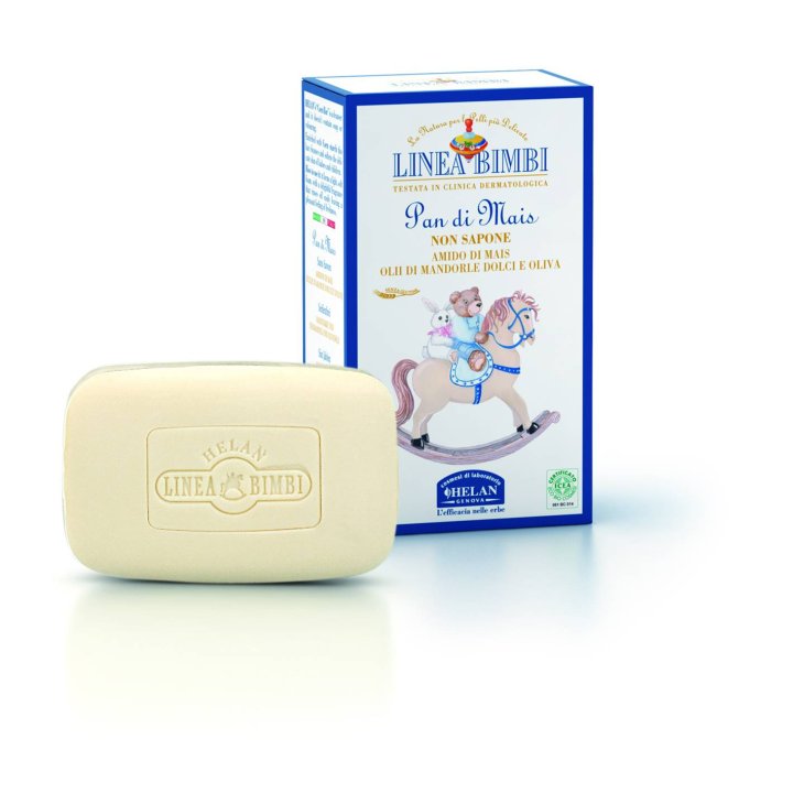 Helan Bimbi Bio Pan di Mais Saponetta detergente per Bambini 100 g