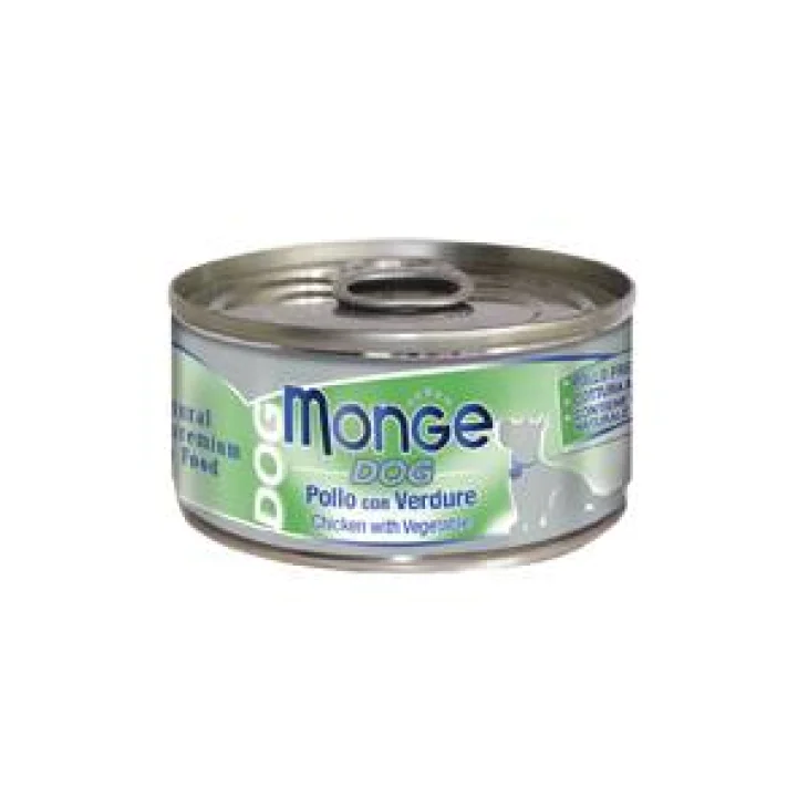 Monge Superpremium Cibo Umido per Cani Gusto Pollo con Verdure 95 g