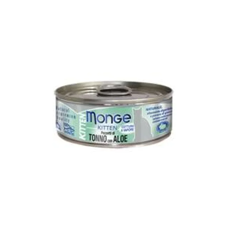 Monge Jelly Cibo Umido per gatti con Tonno e Aloe 80 g