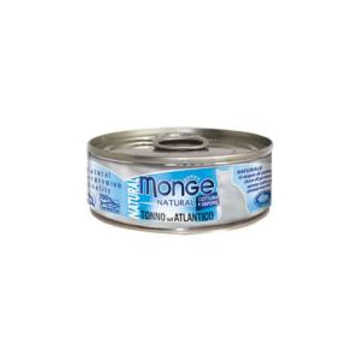 Monge Natural Cibo umido per Gatti Gusto tonno Atlantico 80 g