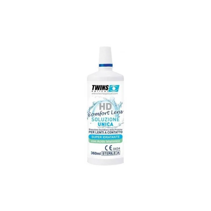 Horien HD Comfort Lens Soluzione Multiuso Super Idratante per Lenti a Contatto 360 ml