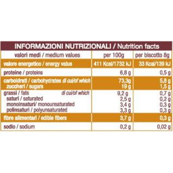 Sarchio Cioccolosi Biscotti Biologici con Gocce di Cioccolato
