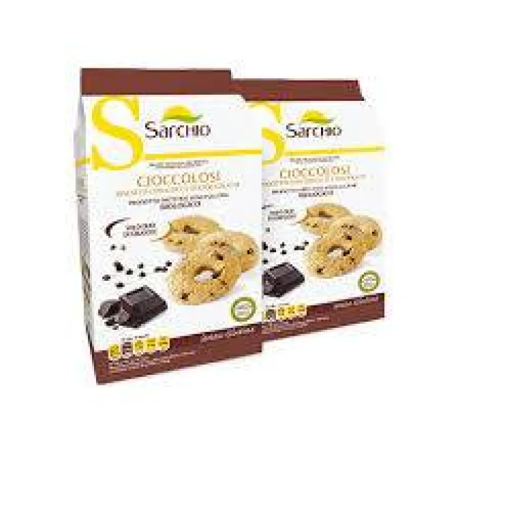 Sarchio Cioccolosi Biscotti Biologici con Gocce di Cioccolato