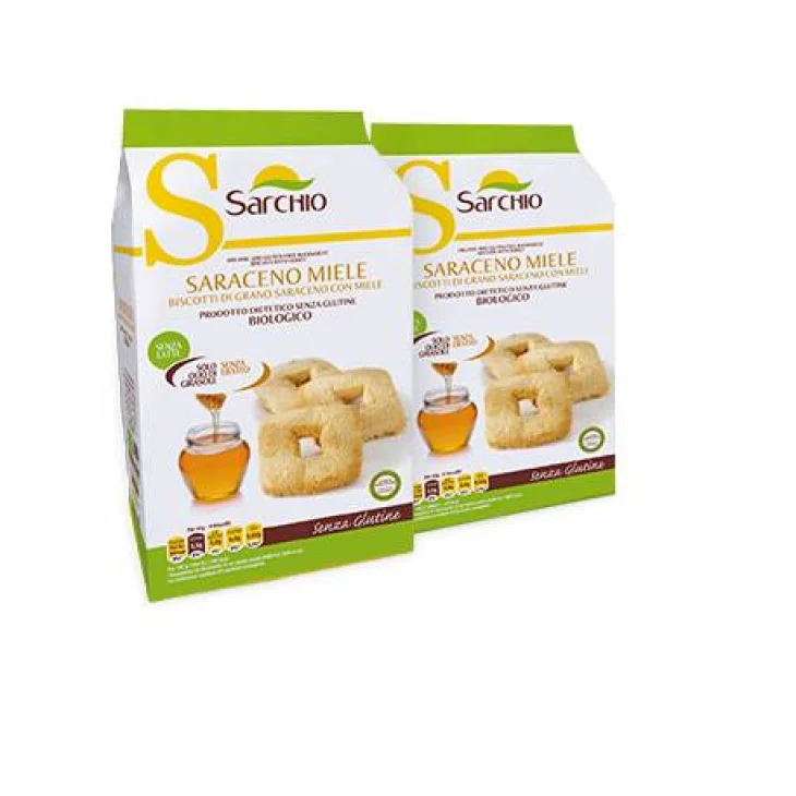 Sarchio Biscotti Biologici al Grano Saraceno e Miele
