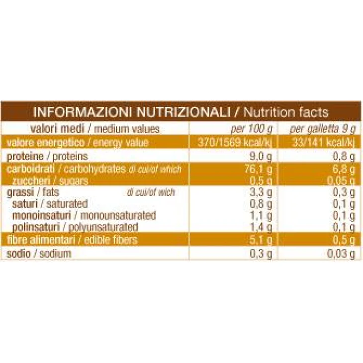 Sarchio Gallette Biologiche ai Cereali