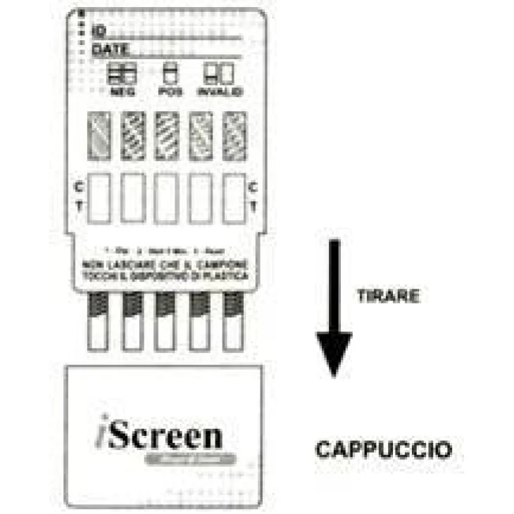 Screen Droga Test 5 Urina