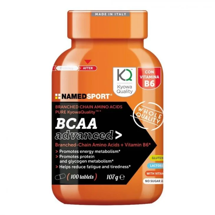 Named Sport BCAA Advanced Integratore di Aminoacidi ramificati per sportivi 100 compresse