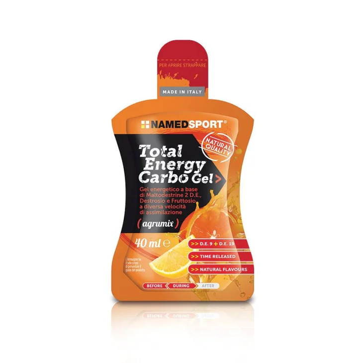 Named Sport Total Energy CarboGel Integratore Energetico per Sportivi 40 ml