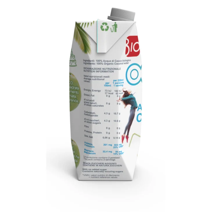Ococo 100% Acqua di cocco biologica 500 ml