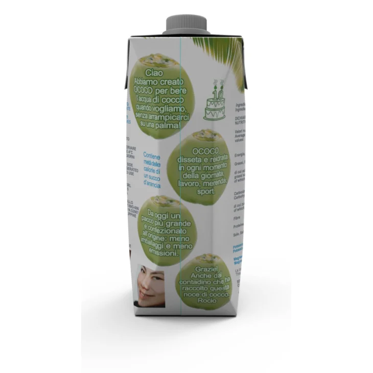Ococo 100% Acqua di cocco biologica 500 ml