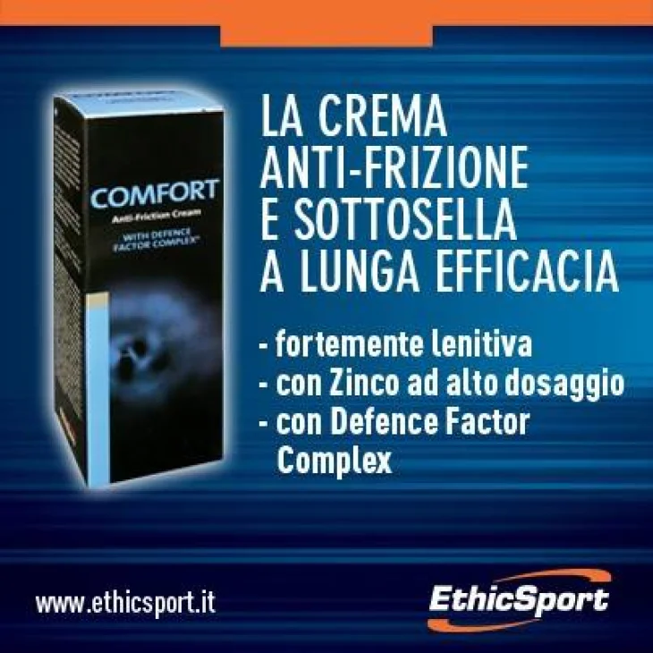 EthicSport Comfort Crema antiattrito e lenitiva per sportivi 100 ml
