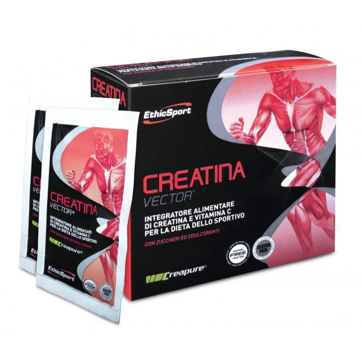 EthicSport Creatina Vector Integratore di Creatina per Sportivi 28 buste x 8 g