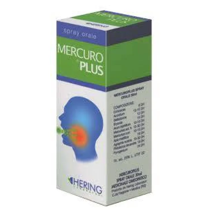 Hering Mercuro Plus Spray Orale Medicinale Omeopatico