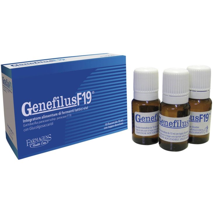 Farmagens Genefilus F19 Integratore Fermenti Lattici 10 Flaconcini x 10 ml