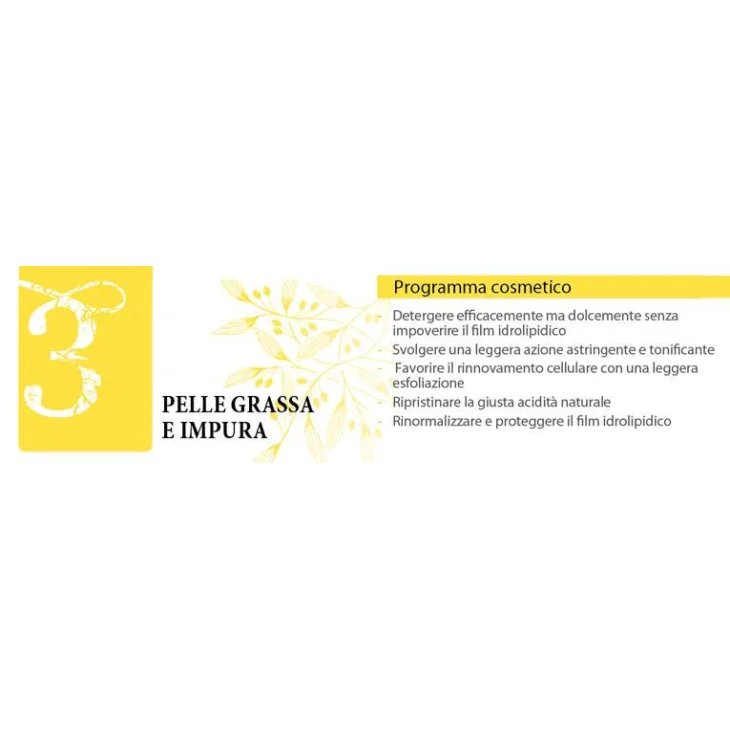 Helan Linea Viso 3 Pelle Grassa e Impura Crema Gel all'Argilla Bianca