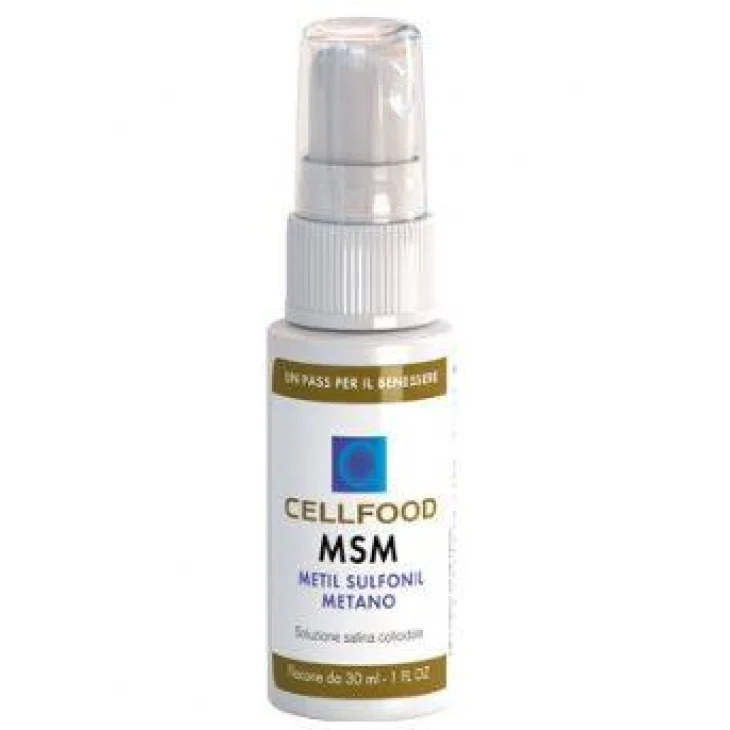CellFood MSM Metil Sulfonil Metano Spray Integratore Contro le Infiammazioni