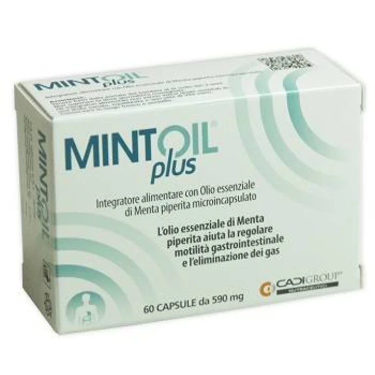 Mintoil Plus Integratore contro il gonfiore addominale 60 capsule