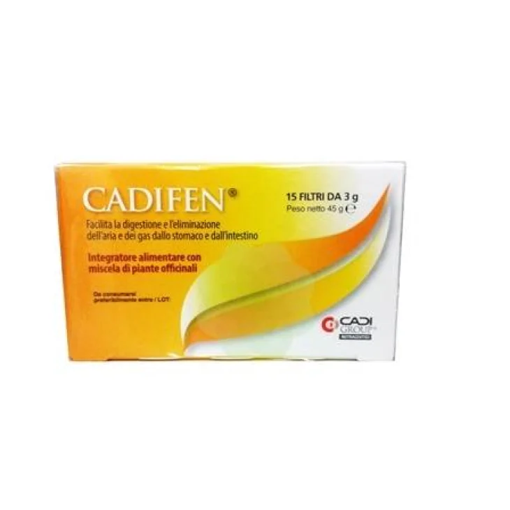 Cadifen Integratore per la digestione 15 filtri x 3 g