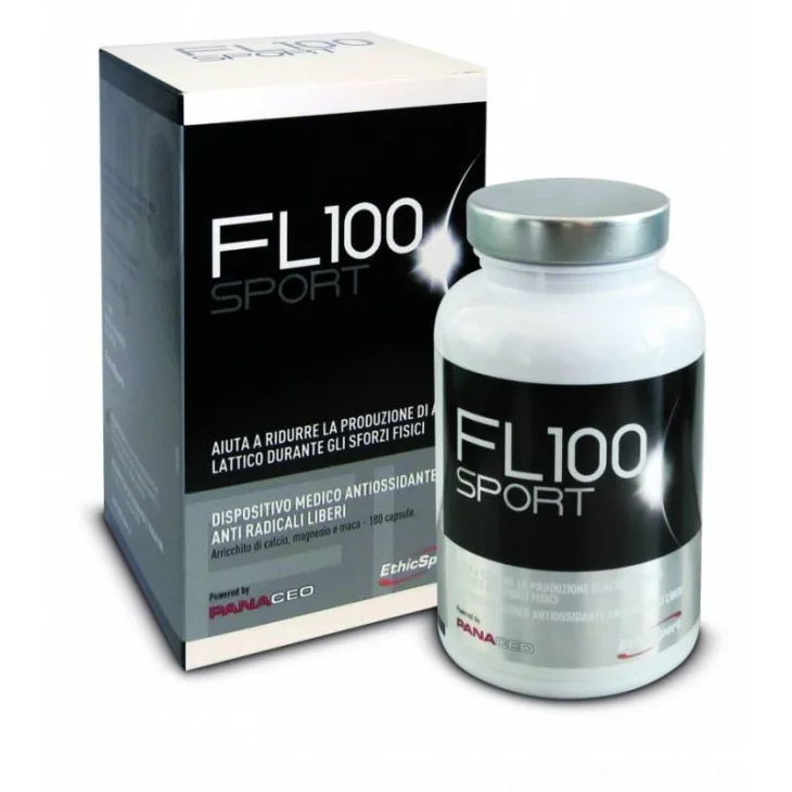 EthicSport FL 100 Integratore per Ridurre l'Acido Lattico 180 capsule