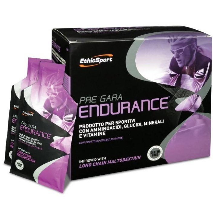 EthicSport Pre Gara Endurance Integratore di Aminoacidi e Sali Minerali per Sportivi 20 bustine