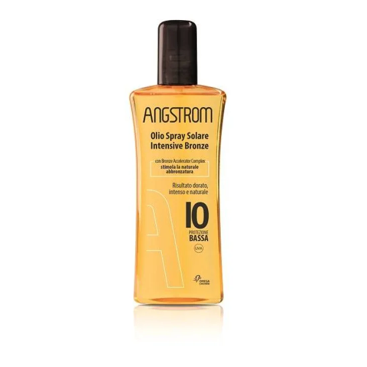 Angstrom Intensive Bronze Olio Solare Spray Protezione Solare SPF 10