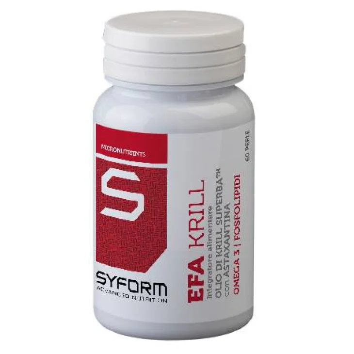 Syform Efa Krill Integratore di Omega 3 per Sportivi 60 perle