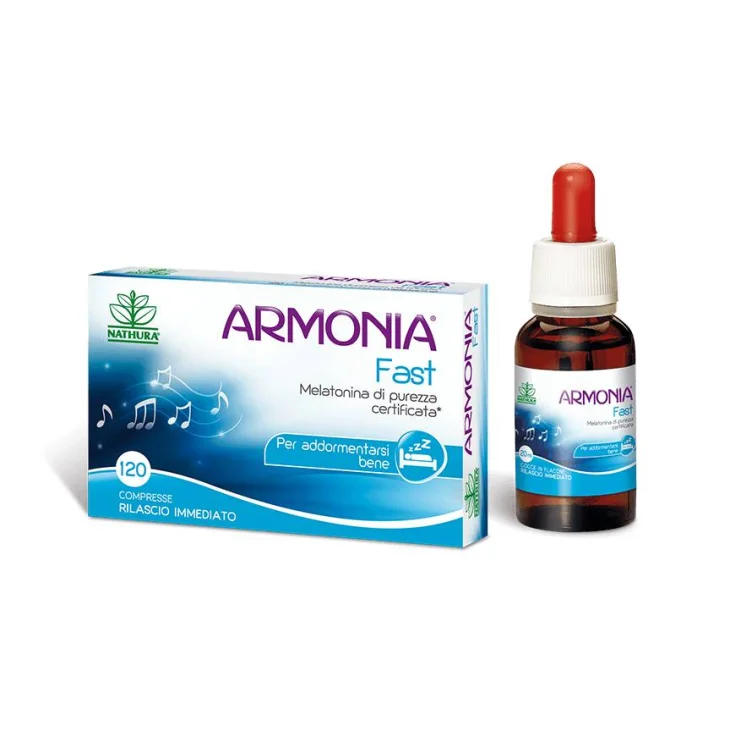Nathura Armonia Fast Gocce Integratore di Melatonina per il Sonno