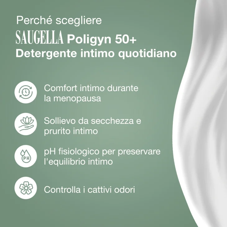 Saugella Poligyn 50+ Detergente Intimo 500 ml Saugella Poligyn 50+ Detergente Intimo 500 ml