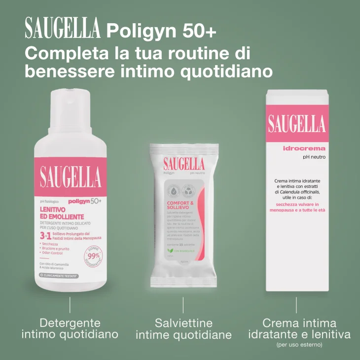 Saugella Poligyn 50+ Detergente Intimo 500 ml Saugella Poligyn 50+ Detergente Intimo 500 ml