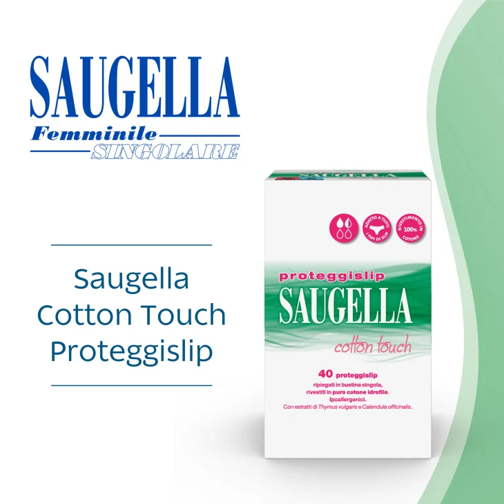 Saugella Cotton Touch Proteggislip 40 pezzi