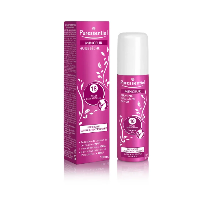 Puressentiel Olio Secco Snellente 18 Oli Essenziali 100 ml