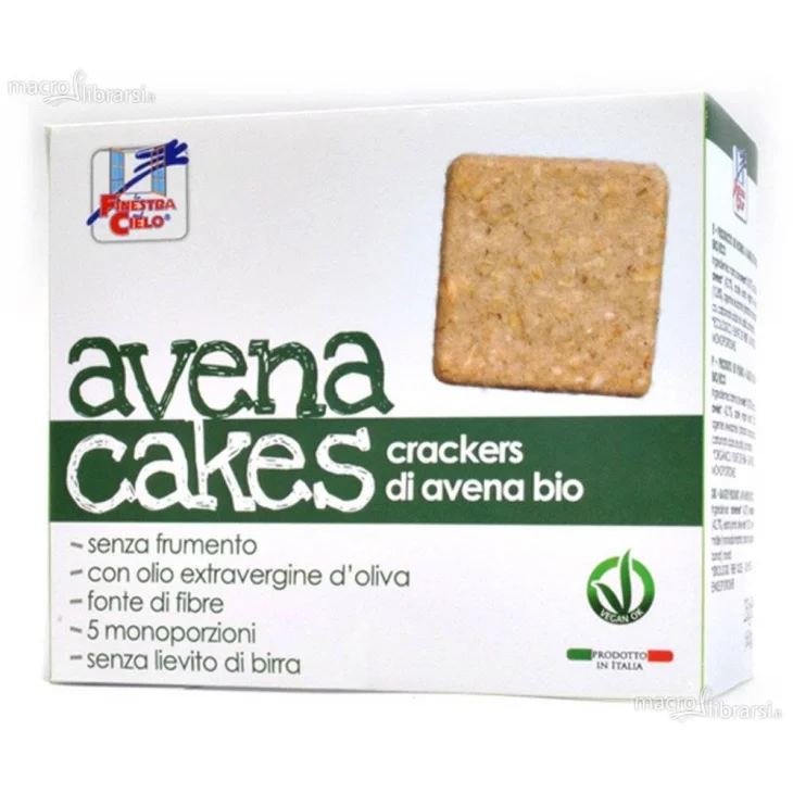 La Finestra sul Cielo Avenacakes Crackers Biologici  Avena