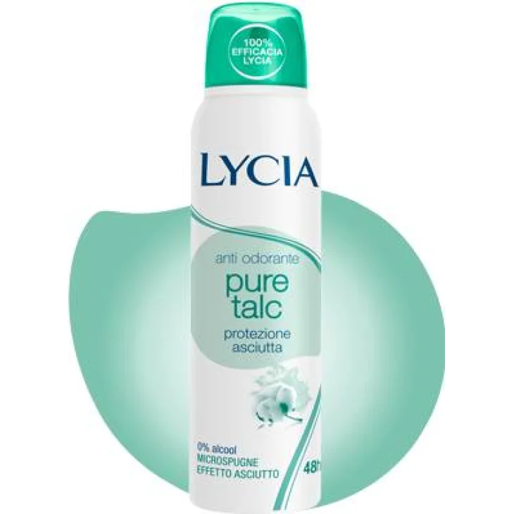 Lycia Pure Talc 48h Deodorante spray 150 ml