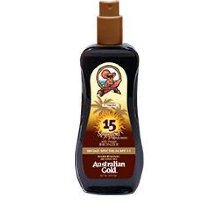 Australian Gold SPF15 Spray gel protezione solare con abbronzante 237 ml