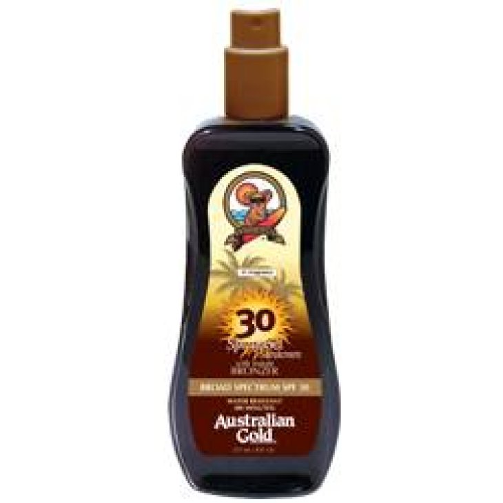 Australian Gold SPF30 Spray Gel protezione solare con abbronzante 237 ml