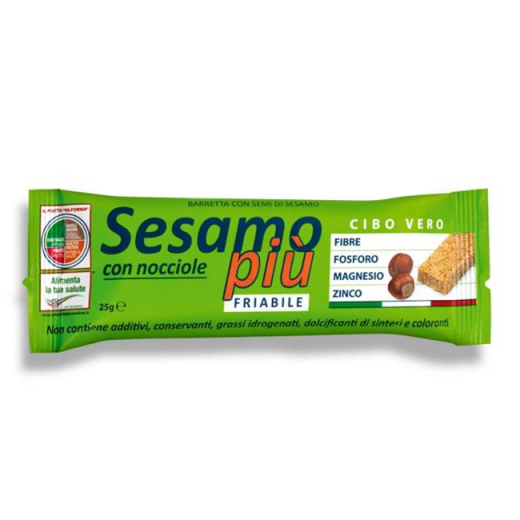 Rilevo Sesamo Più Barretta Friabile con Nocciole
