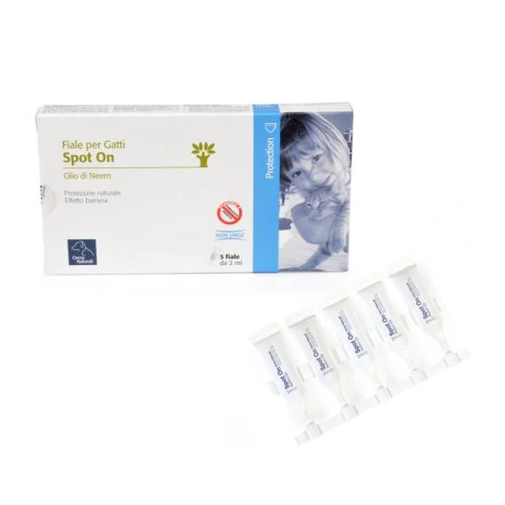Camon Protection Fiale Spot-On per Gatti Olio di Neem