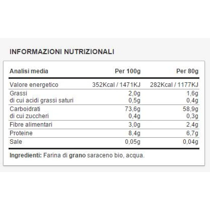 Fior di Loto Zer% Glutine Fusilli di grano Saraceno Bio 250 g