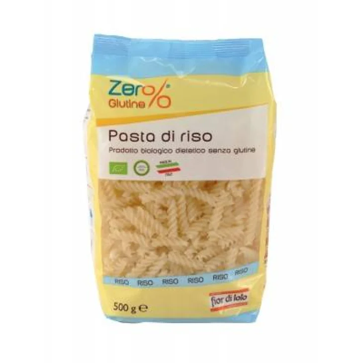 Fior di Loto Zer% Glutine Fusilli Pasta di Riso Bio 500 g