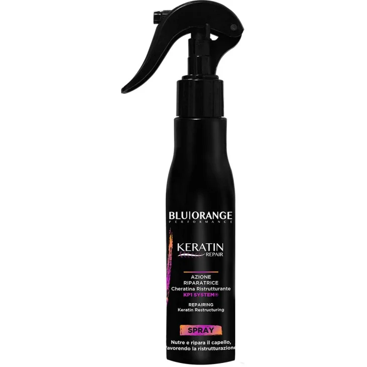 Blu Orange Keratin 100% Cheratina Pura Spray Riparatore Anti-Rottura
