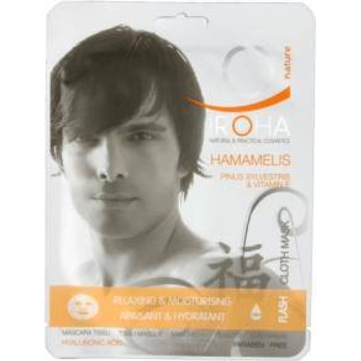 Iroha Nature Maschera Viso in Tessuto Extra Idratazione Uomo