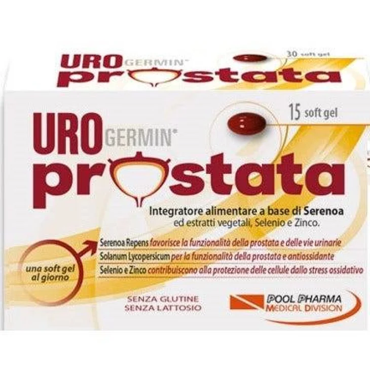 Pool Pharma Urogermin Prostata Integratore per il benessere della prostata 15 capsule