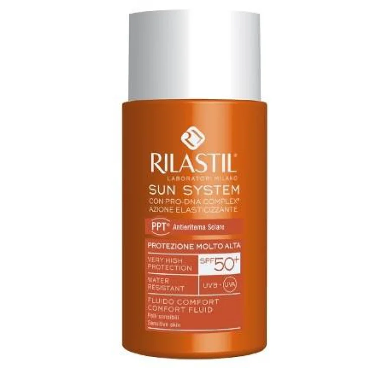 Rilastil Sun System Comfort Fluid Protezione solare per il viso SPF50+ 50 ml