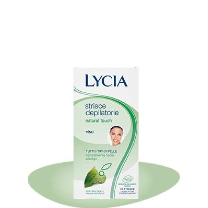 Lycia Cera Naturale Strisce depilatorie per il viso 20 strisce