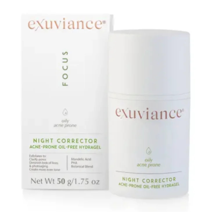Experience Exuviance Focus Night Corrector Hydragel Idratante Viso Notte 50 ml